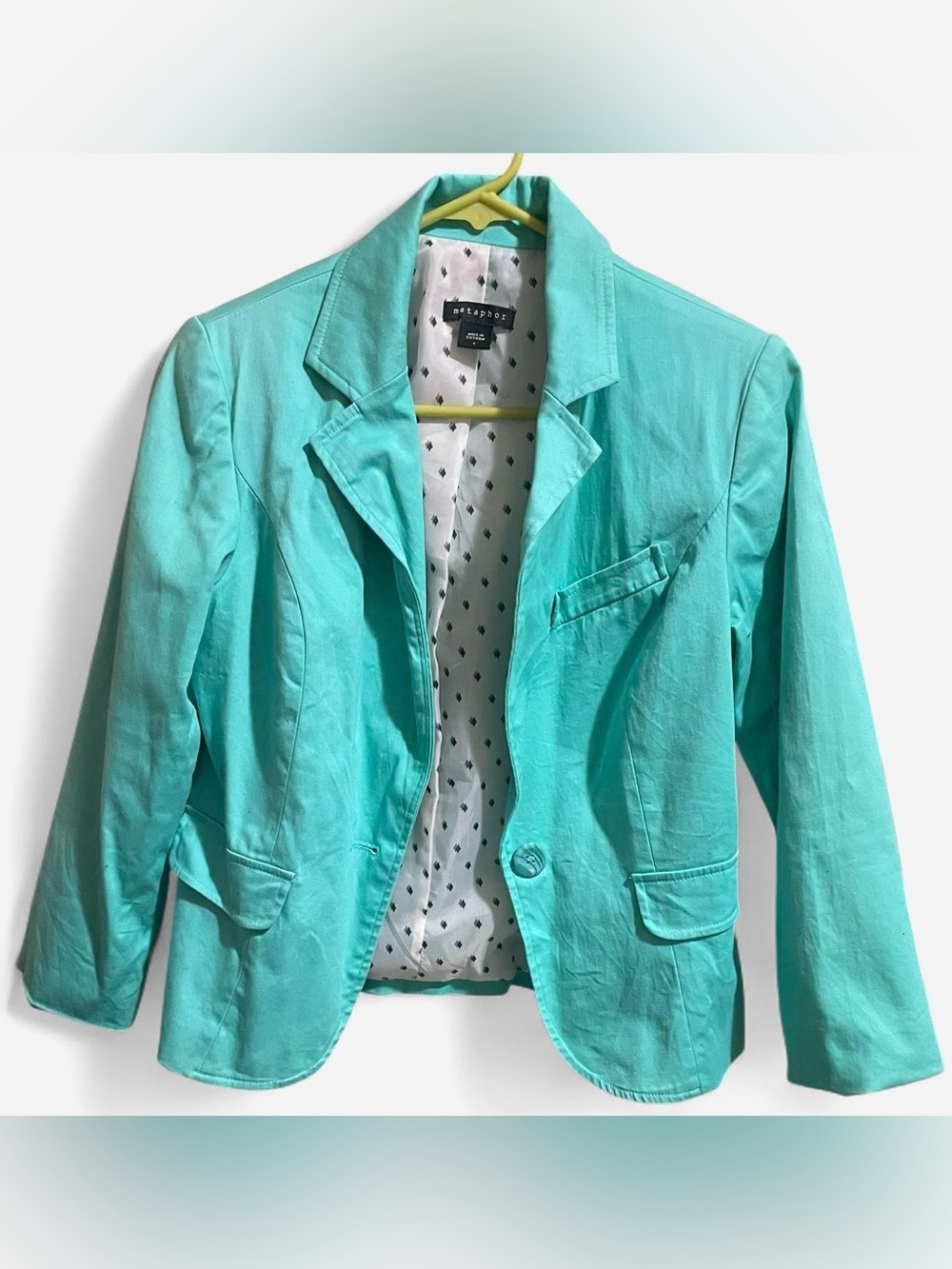 Metaphor Turquoise Women's Blazer